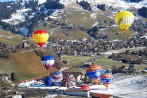 Die Alpen, Ballonfahren